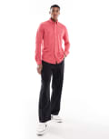 [Polo Ralph Lauren] Polo Ralph Lauren icon logo pique shirt in pale red S Pale red