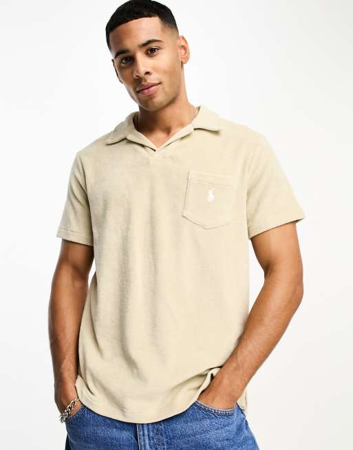 Polo shirt outlet with pocket cotton