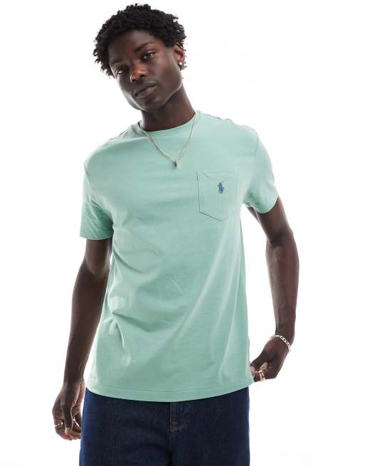 Lime green ralph lauren t shirt best sale