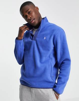 ralph lauren blue half zip