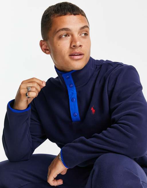 Polo ralph lauren polar store fleece half zip sweat