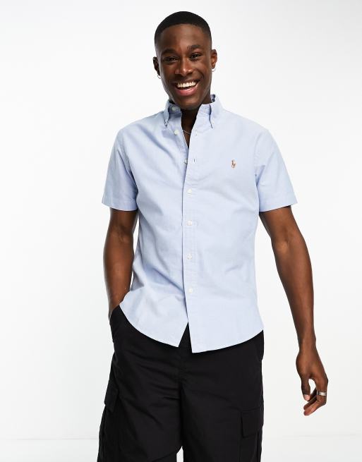 White short sleeve shirt on sale designer