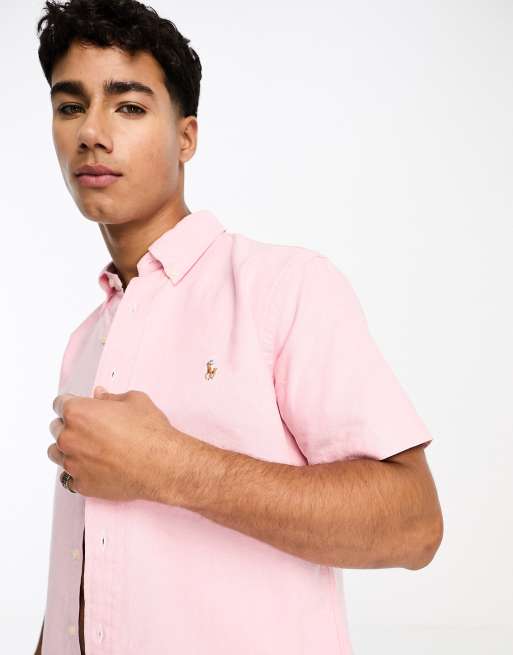 Pink ralph hotsell lauren shirt