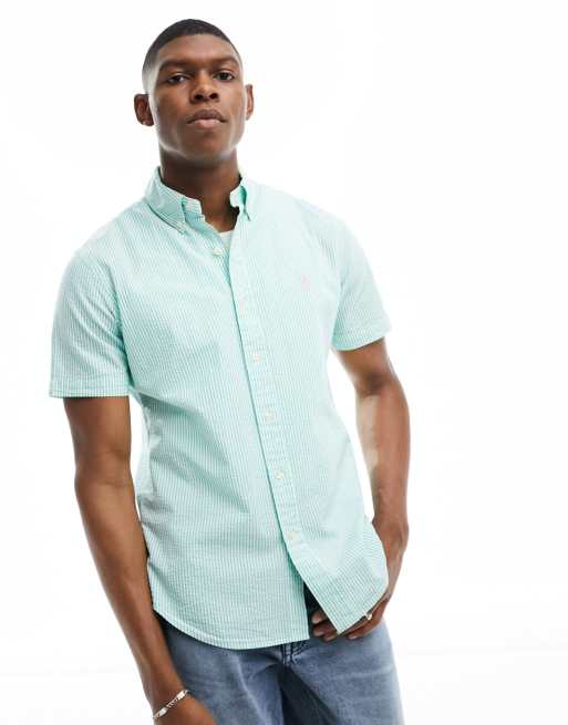 Green and white ralph lauren polo best sale