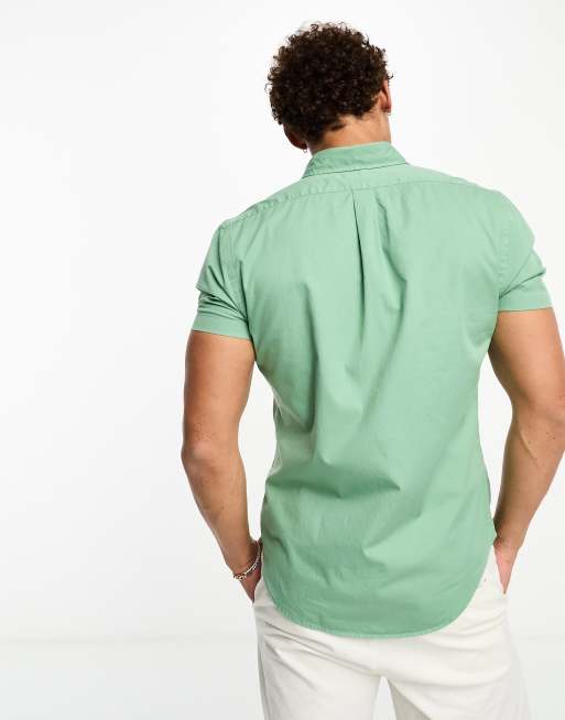 Mint green short sleeve on sale shirt