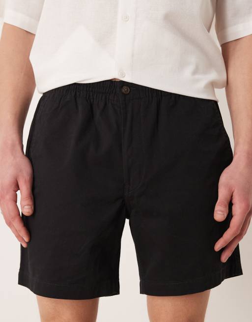 Polo Ralph Lauren icon logo shorts in black, 4 of 5