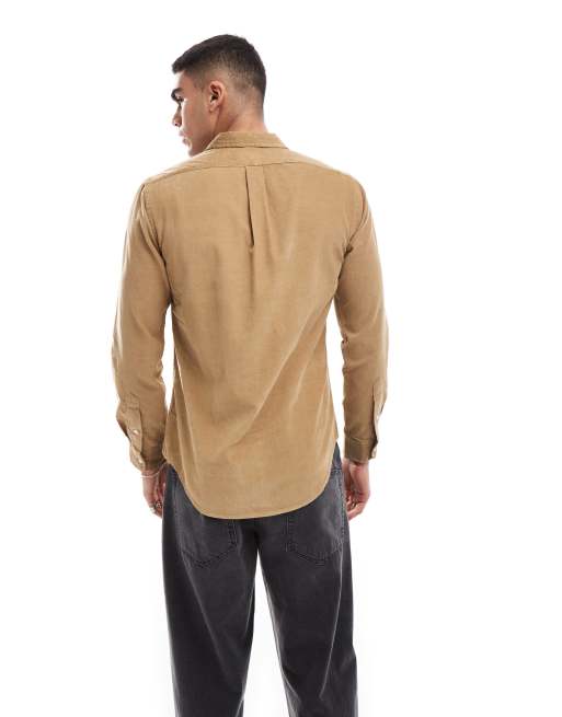 Tan dress shirt hotsell