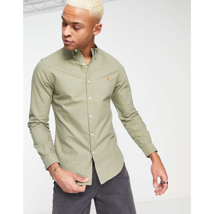 Polo ralph lauren cheap slim fit dress shirt