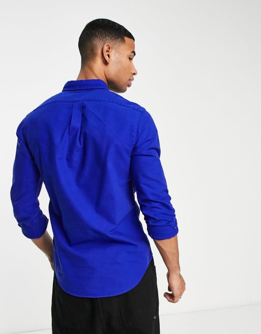 Royal blue polo store dress shirt