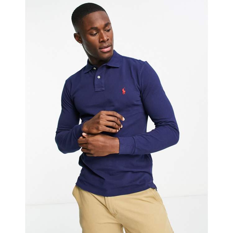 Tシャツ・カットソー Ralph Lauren SS24 Slim-fit pique polo shirt (710536856 360) Ralph Lauren SS24 Slim-fit pique polo shirt (710536856 360
