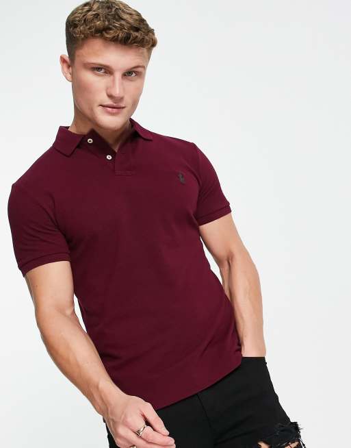 Maroon ralph 2025 lauren polo