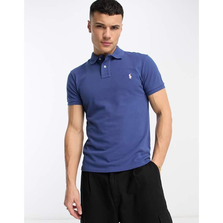 Navy blue ralph 2024 lauren polo shirt