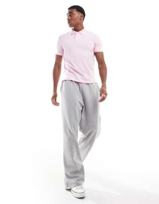 Polo Ralph Lauren Polo Ralph Lauren icon logo slim fit pique polo in pink