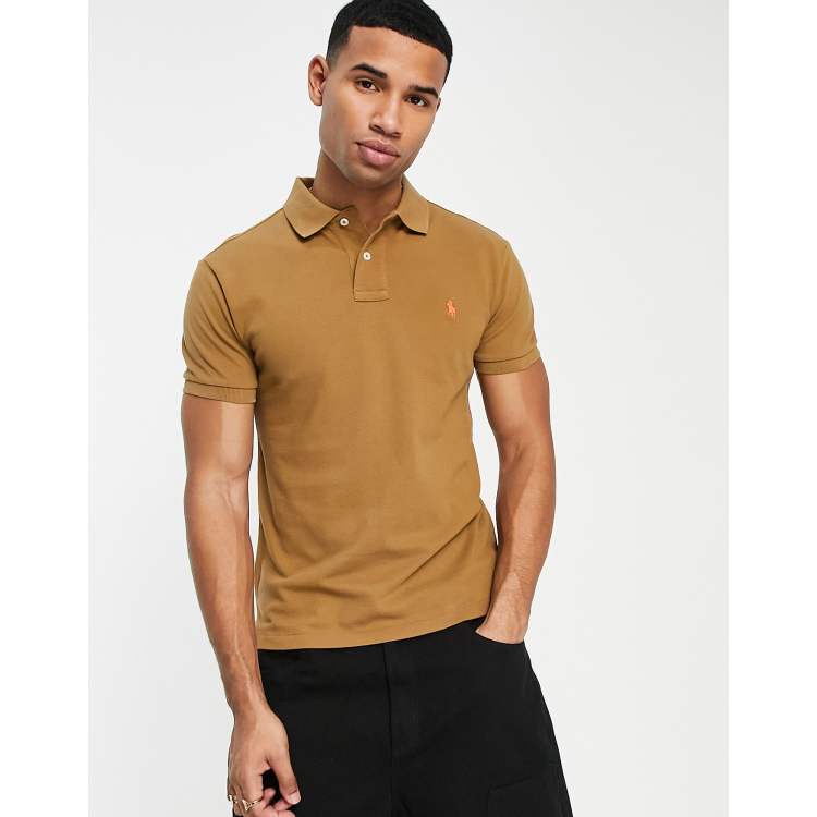 Tan polo best sale shirt ralph lauren