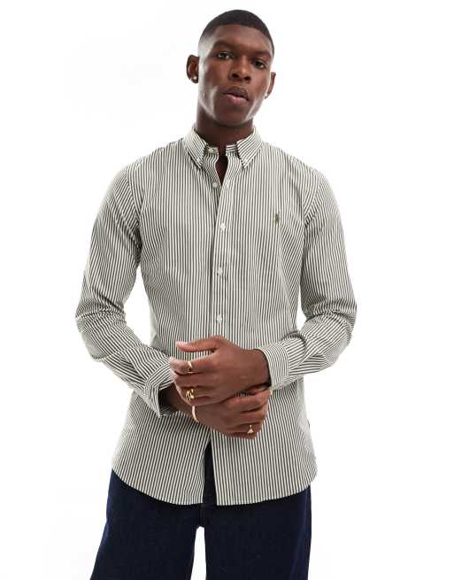 White slim shops fit ralph lauren polo