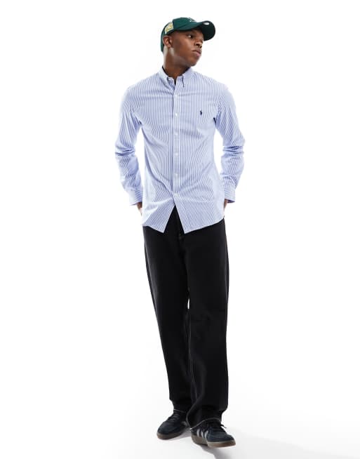 Polo Ralph Lauren SLIM FIT SHIRT - Formal shirt - light blue/white/blue 