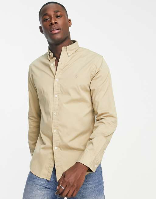 Tan polo ralph lauren shirt sale