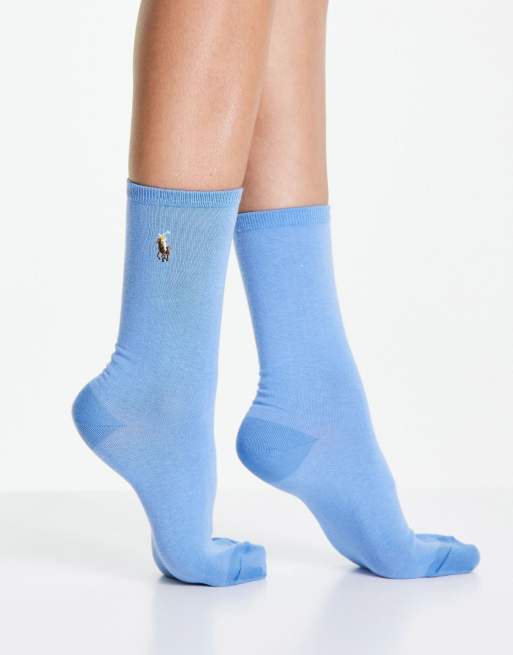 Blue polo socks store