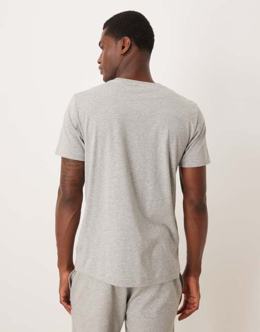 Polo Ralph Lauren icon logo soft cotton top in grey, 3 of 5