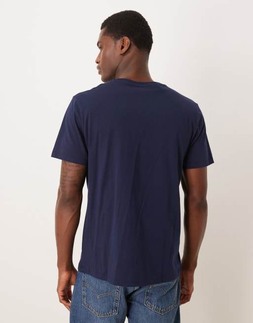 Polo Ralph Lauren icon logo soft cotton top in navy, 3 of 5