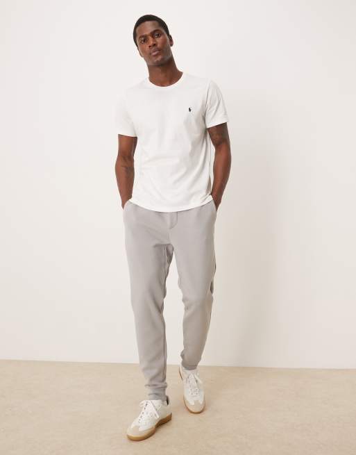 Polo Ralph Lauren icon logo soft cotton top in white, 2 of 5