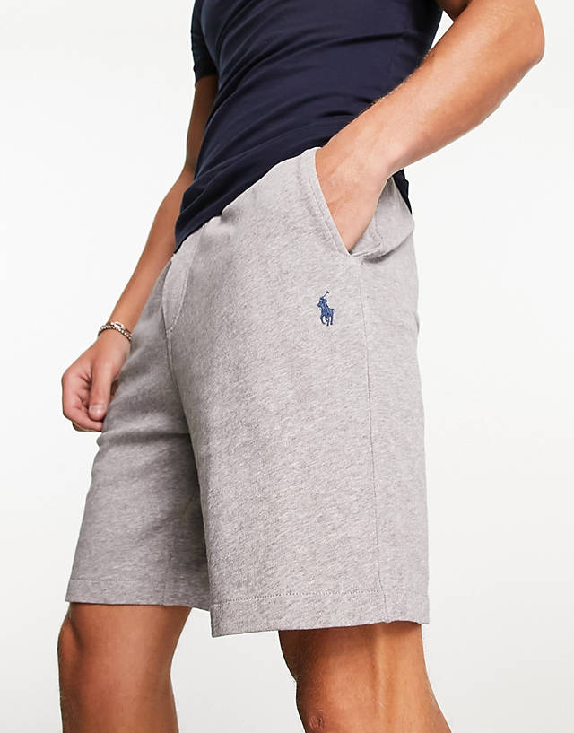 Polo Ralph Lauren - icon logo spa terry shorts in grey marl