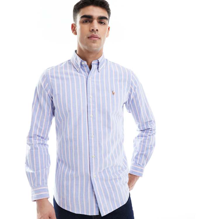 Polo Ralph Lauren Custom Fit Oxford Shirt Blue | The