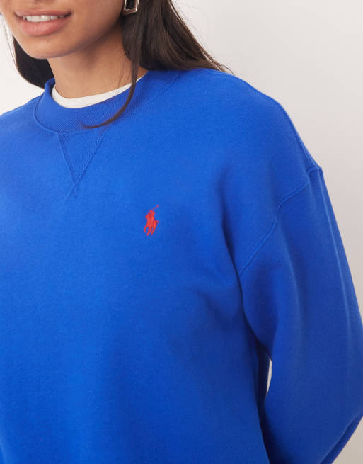 Polo Ralph Lauren icon logo sweatshirt in blue