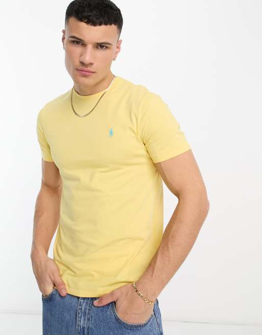 T shirt ralph lauren jaune homme new arrivals