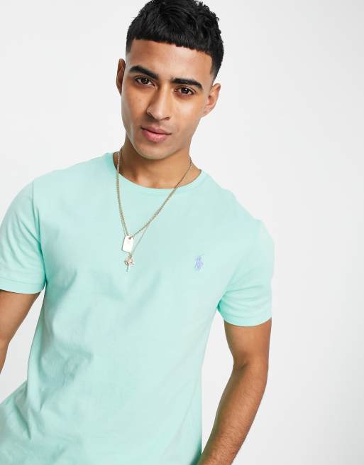 Aqua green shop polo shirt