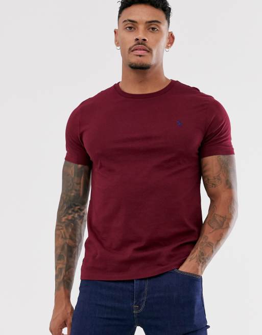 Polo Ralph Lauren icon logo t-shirt in burgundy | ASOS