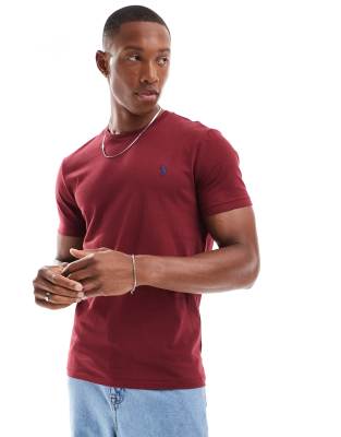 Polo Ralph Lauren Polo Ralph Lauren icon logo t-shirt in burgundy-Red