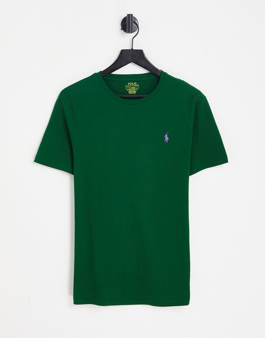 Polo Ralph Lauren icon logo t-shirt in dark green