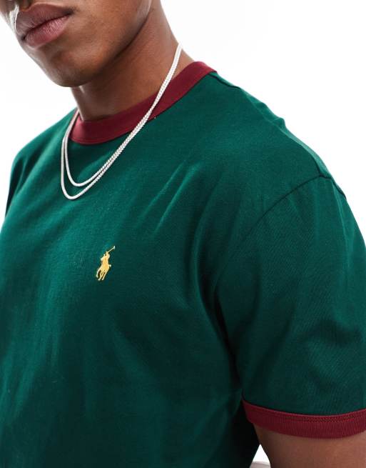 Ralph Lauren Green V-Neck T-Shirt outlet