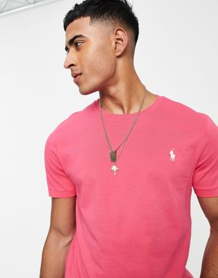 Polo Ralph Lauren icon logo t-shirt in hot pink