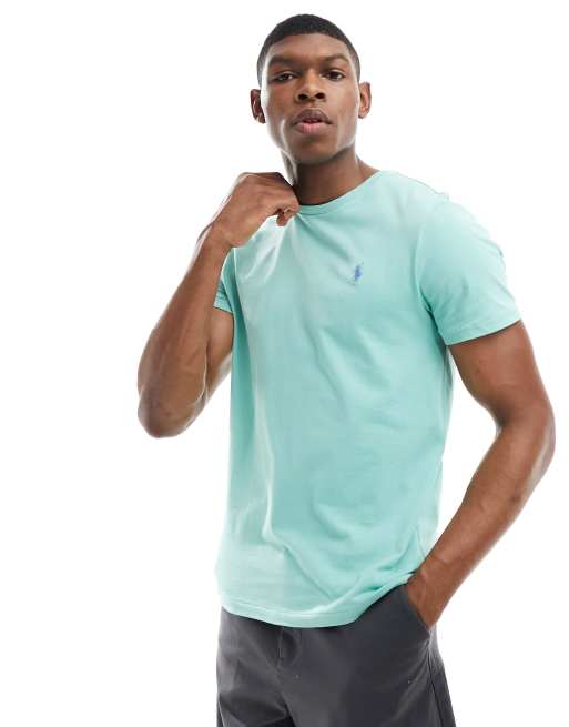 Mint green ralph lauren hotsell t shirt