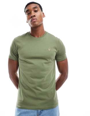 icon logo T-shirt in mid green