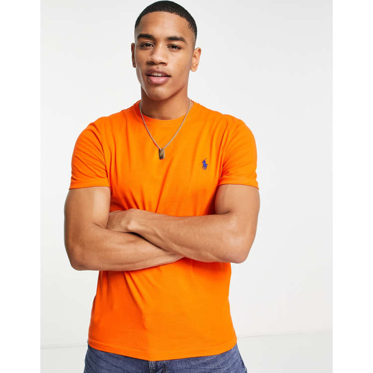 Signature Short-Sleeved Crew Neck T-Shirt - Luxury Orange