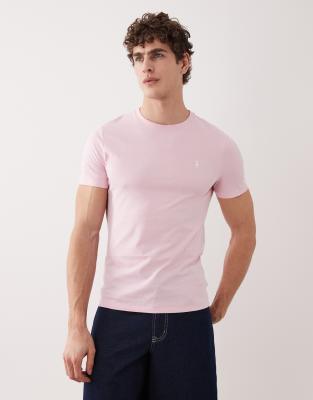 Polo Ralph Lauren Men's Pink Icon Logo T-Shirt In