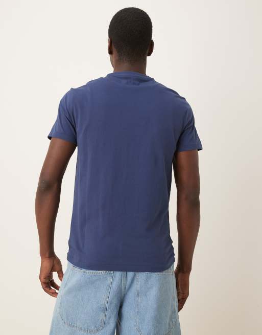 Polo Ralph Lauren icon logo t-shirt in washed navy, 2 of 4