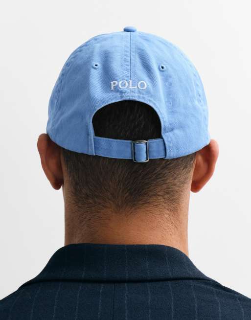 Polo Ralph Lauren icon logo twill baseball cap in bristol blue, 3 of 8
