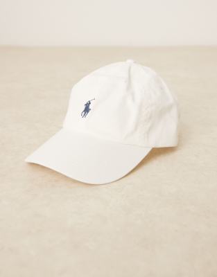 Polo Ralph Lauren icon logo twill baseball cap in cream