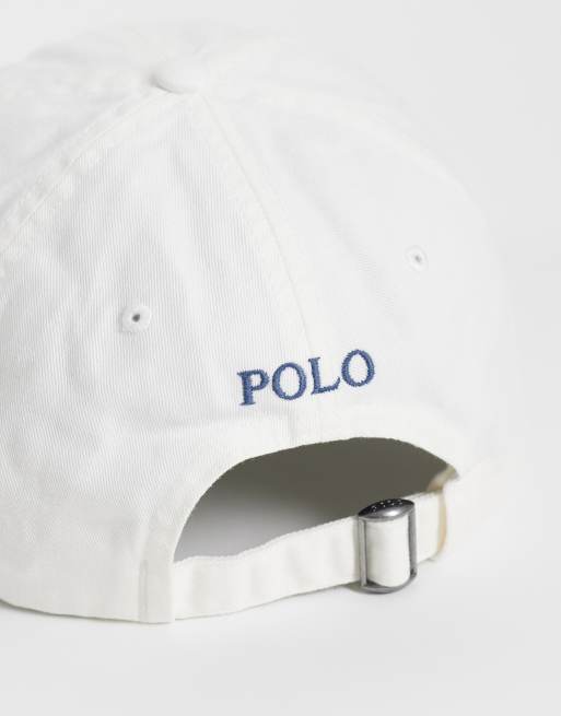Polo Ralph Lauren icon logo twill baseball cap in cream, 3 of 3