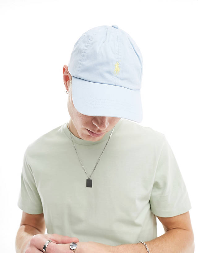 Polo Ralph Lauren - icon logo twill baseball cap in light blue
