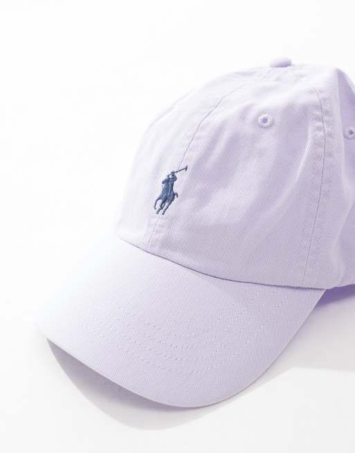Polo Ralph Lauren icon logo twill baseball cap in lilac, 4 of 4