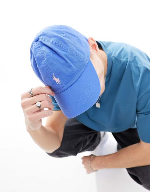 Polo Ralph Lauren icon logo twill baseball cap in mid blue ASOS