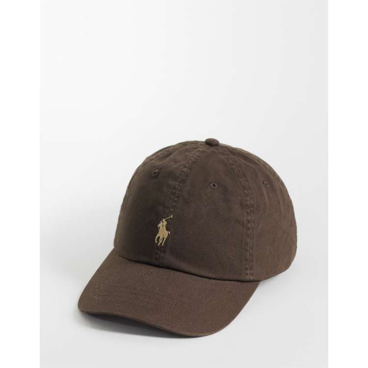 Polo Ralph Lauren icon logo twill baseball cap in nutmeg brown | ASOS