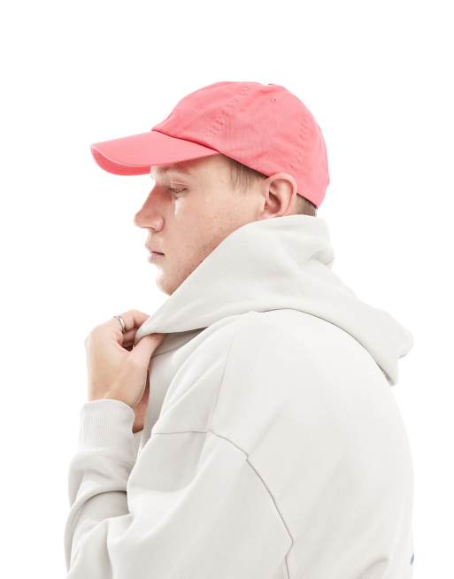 Cotton Twill Baseball Hat - Light Pink