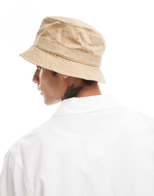 Polo Ralph Lauren icon logo twill bucket hat in tan