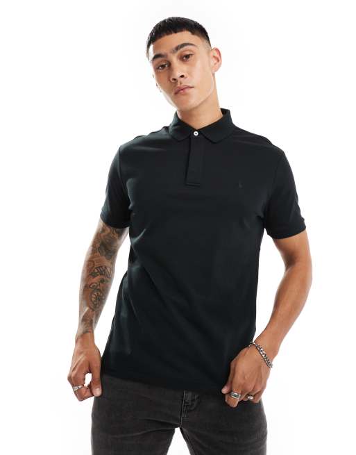 Polo Ralph Lauren - Icon - Polo custom fit nera in cotone pima con logo, 2 di 4